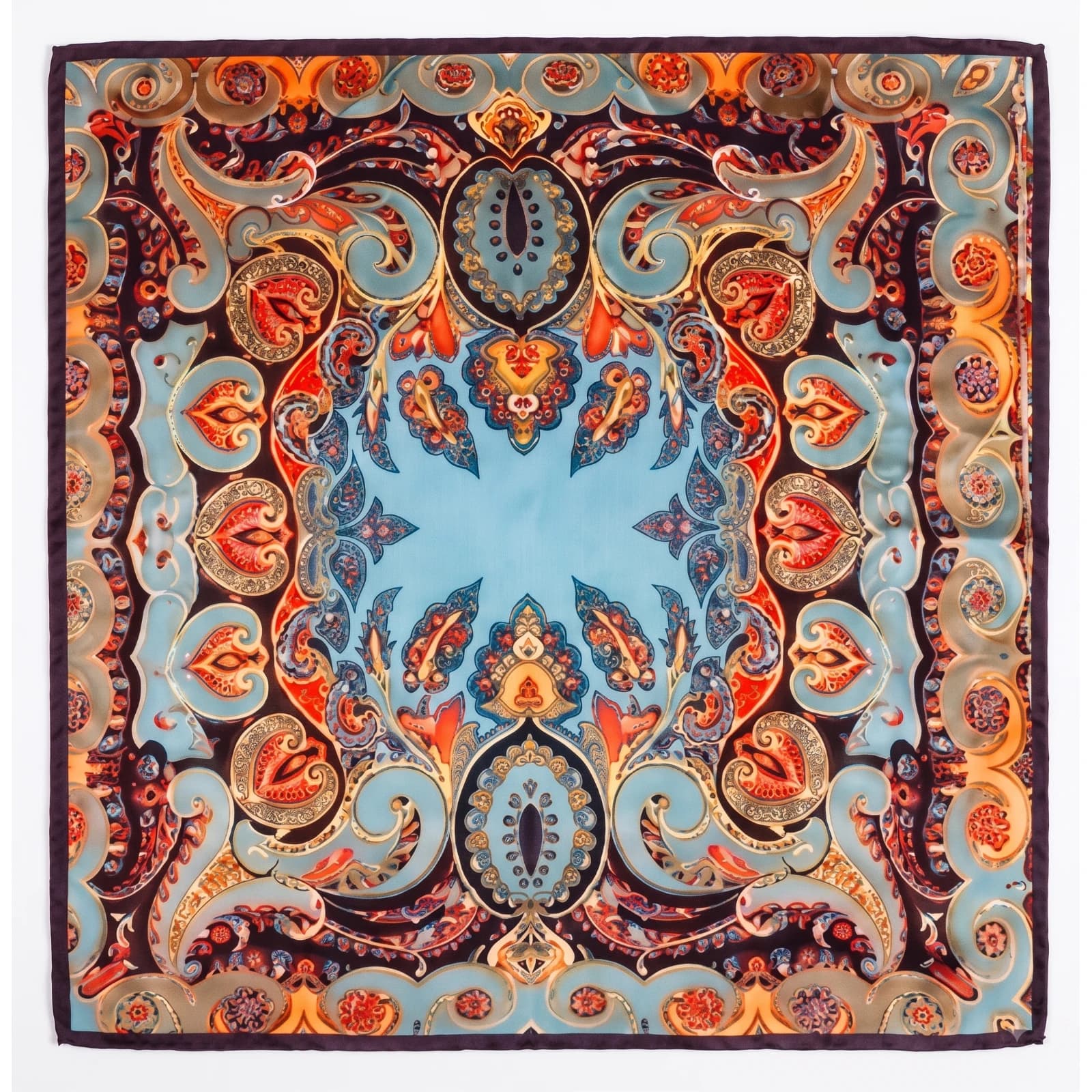 Turquoise Baroque Paisley — image 1 of 10